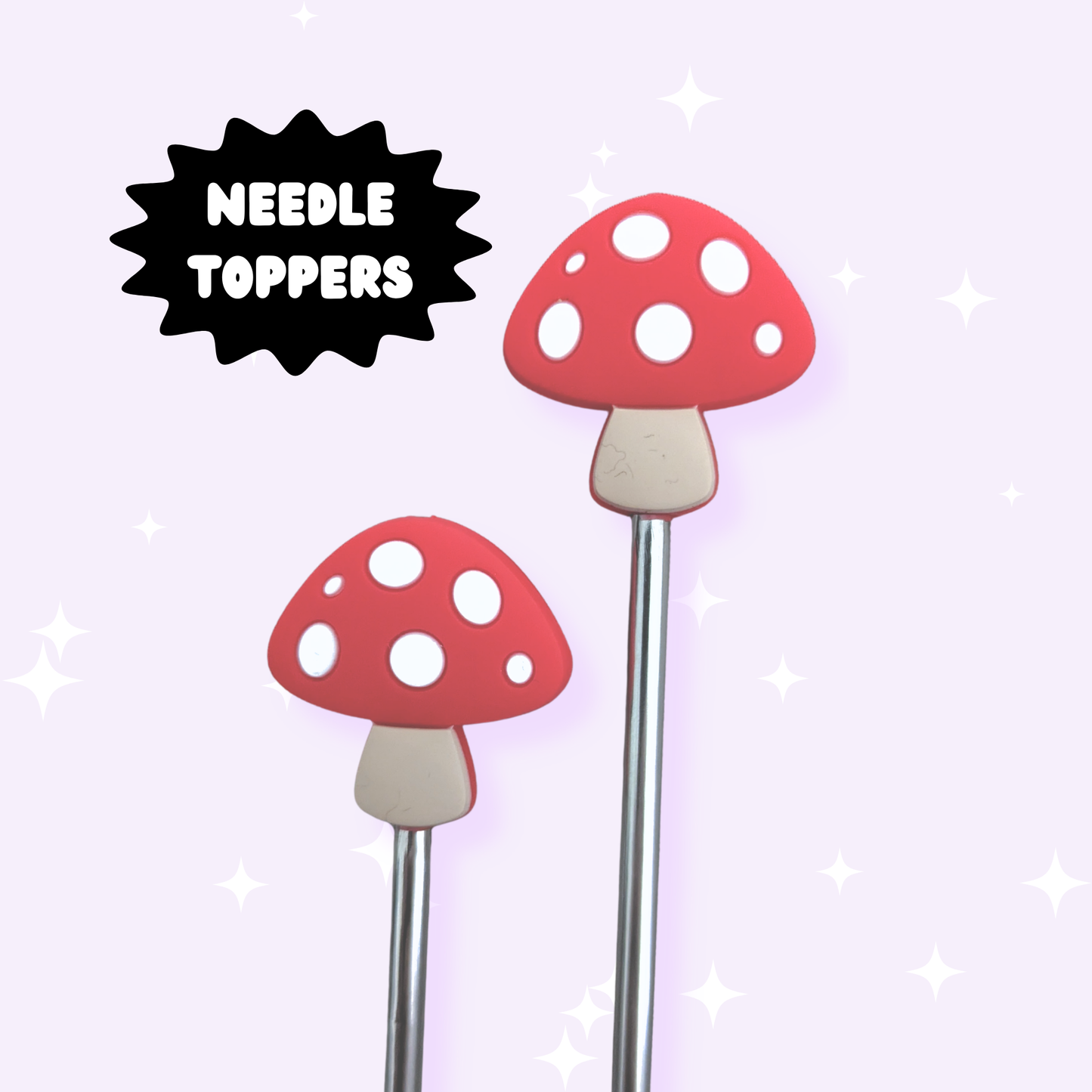 Mushrooms - needle toppers