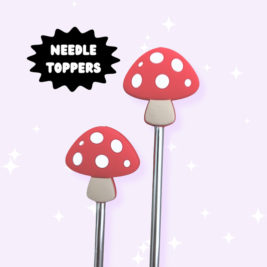 Mushrooms - needle toppers